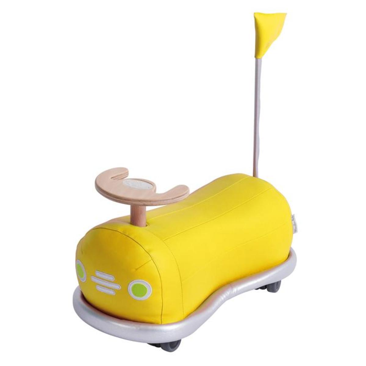Moulin Roty Ride On Bumper Car Yellow – Tiny