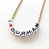 Gunner and Lux I Love Durham Necklace