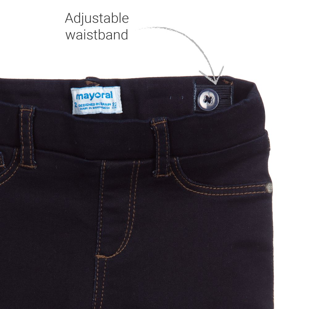 Mayoral Jeans Dark Super Skinny Jeggings – Tiny