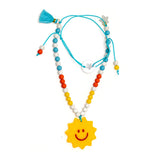 Lilies and Roses Happy Sun Necklace